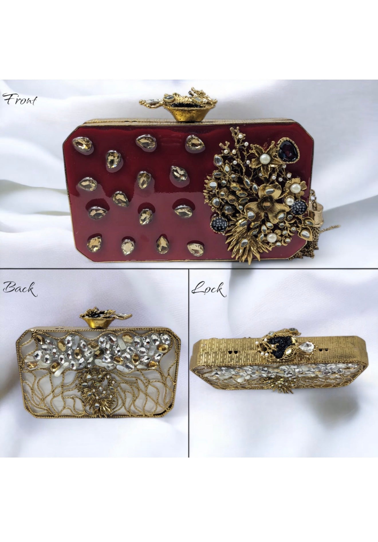 Red Gold Clutch