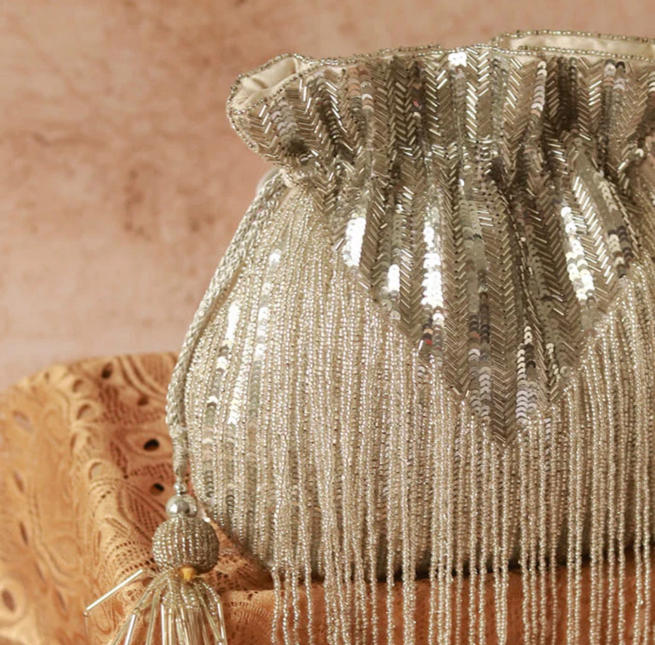 Resham Tassel Silver