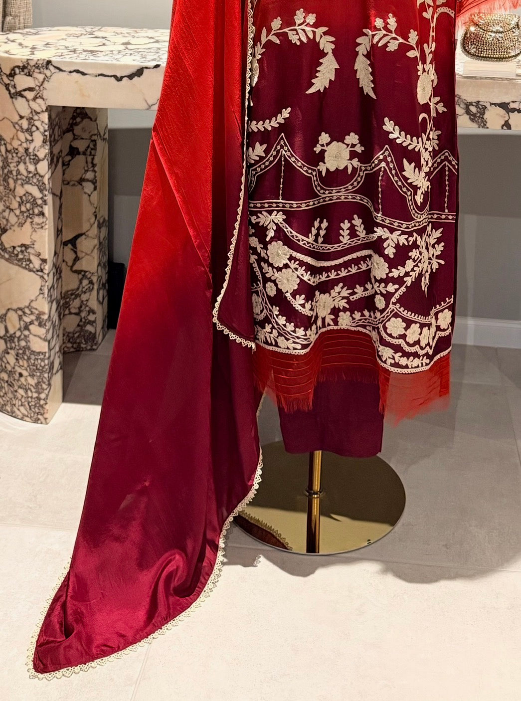 Red Maroon Ombre’