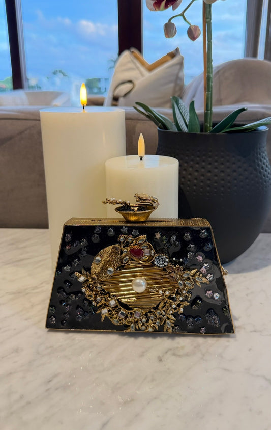 Black Gold Clutch