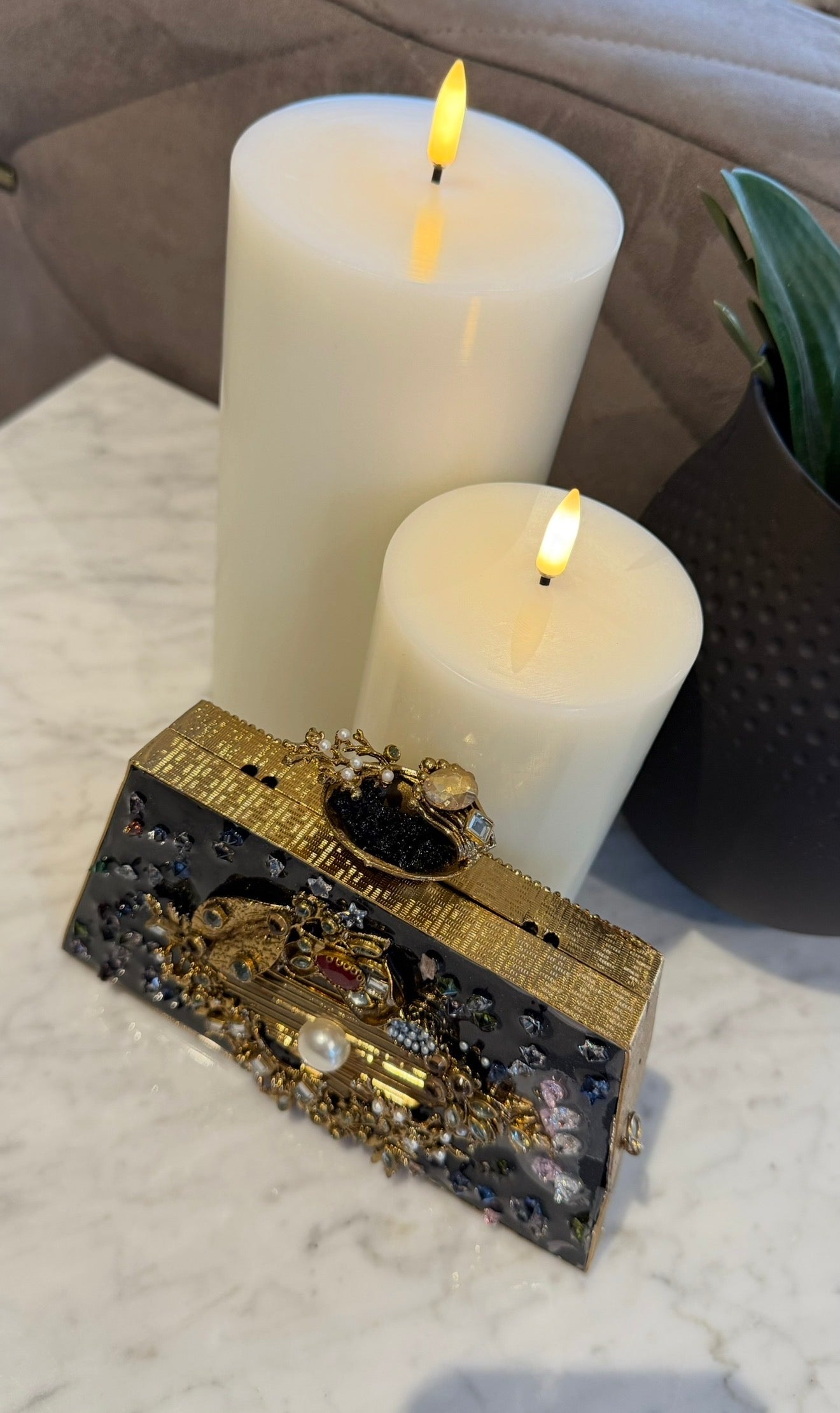 Black Gold Clutch