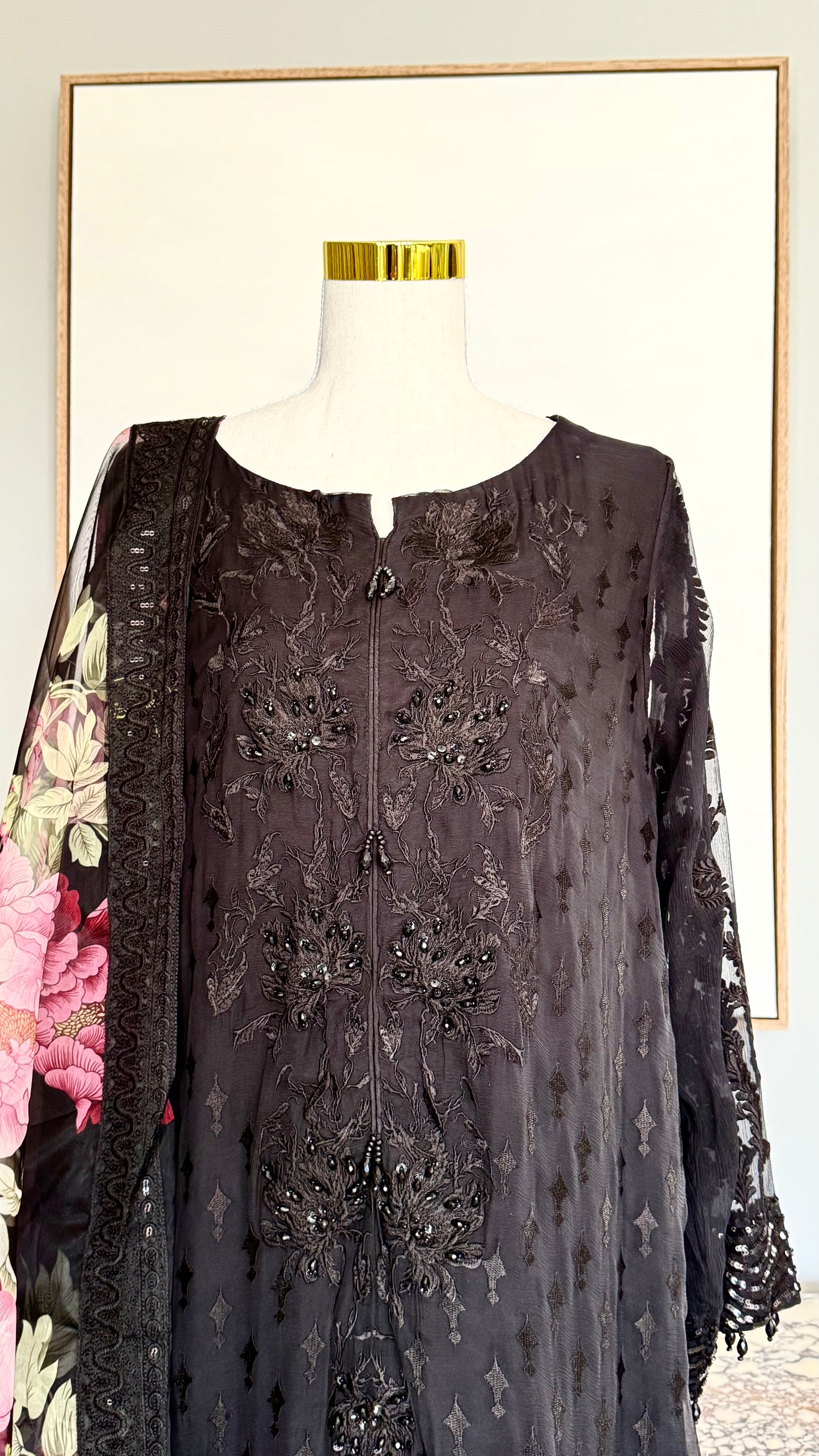 Black Chiffon