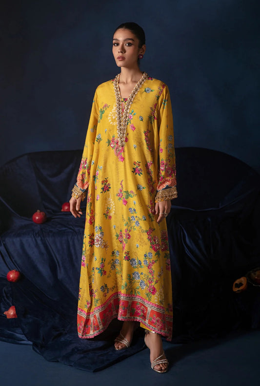 Yellow Kaftan Set