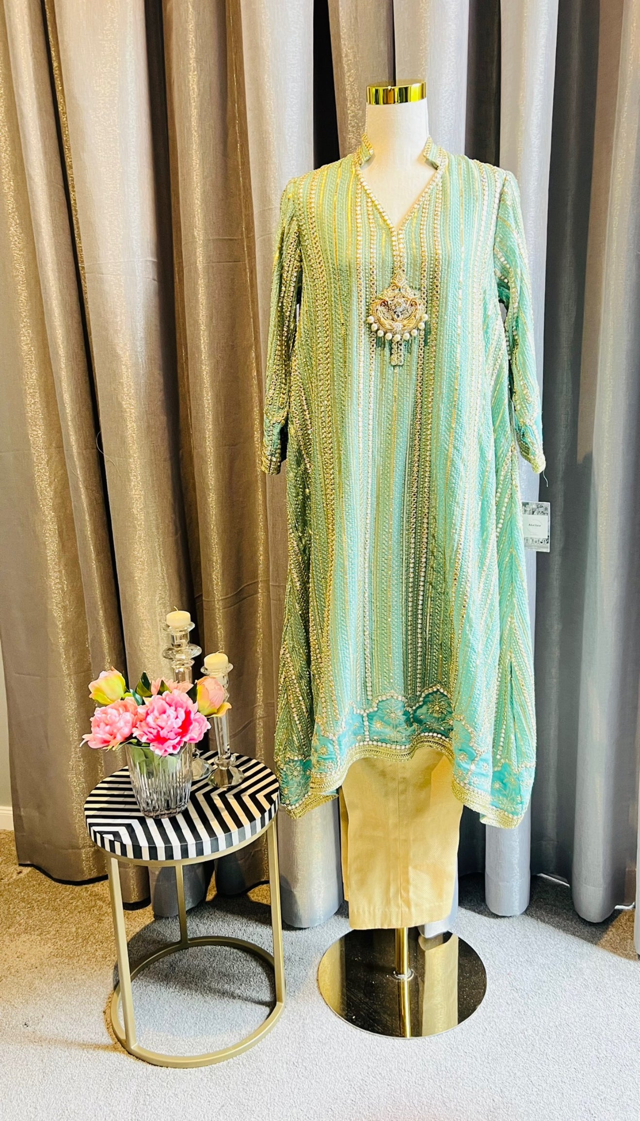 TURQUOISE Tunic Set