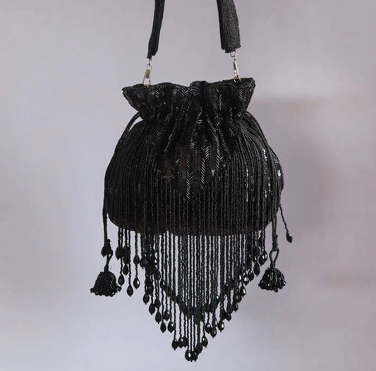 Resham Tassel Black