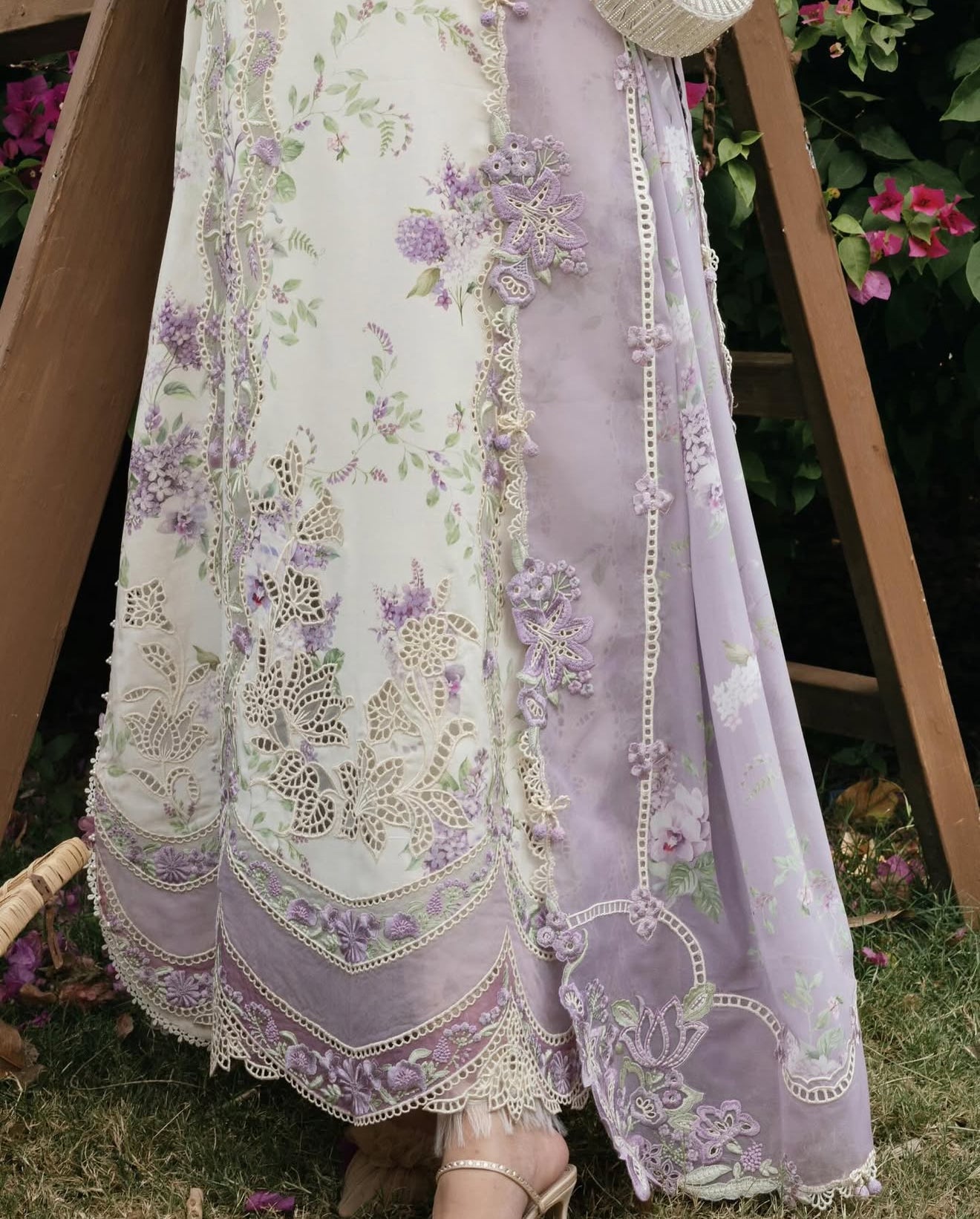 Lavender Fall - White