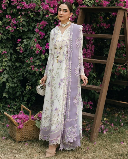 Lavender Fall - White